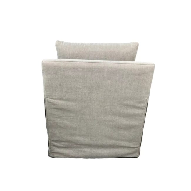 BELLINI GREY SLIPCOVER SWIVEL GLIDER - Image 5