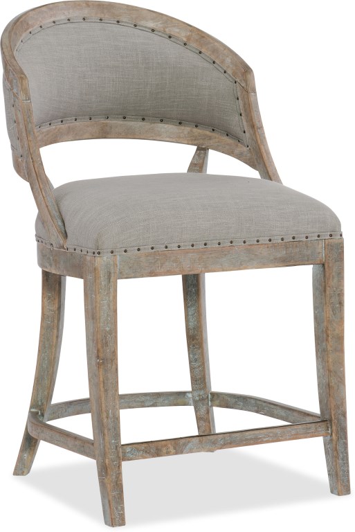 BOHEME BARREL BACK STOOL