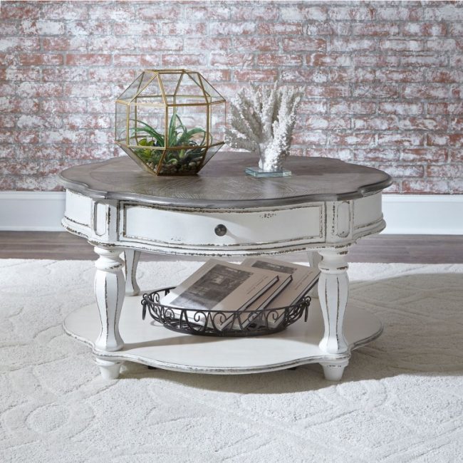 KIRWIN ROUND COCKTAIL TABLE - Image 9