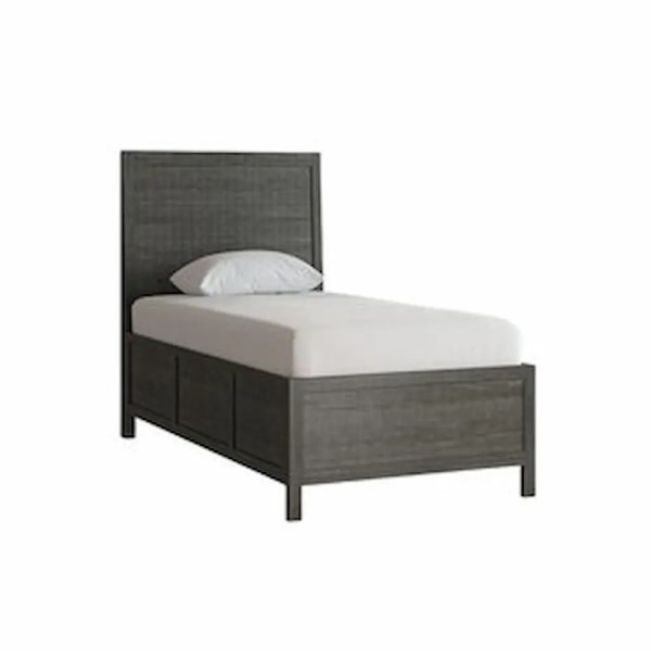 BANKSTON GREY TWIN BED