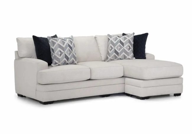 ZACKARY PEBBLE SOFA WITH CHAISE - Image 7