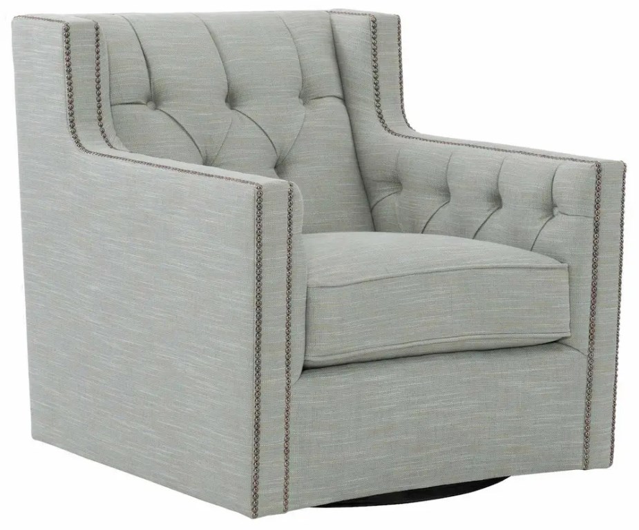 CANDACE BLUE SWIVEL CHAIR