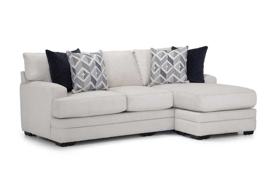 ZACKARY SHELL SOFA WITH CHAISE